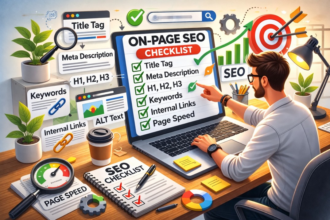 On-Page SEO Checklist for Beginners (Practical Optimization Guide 2026)